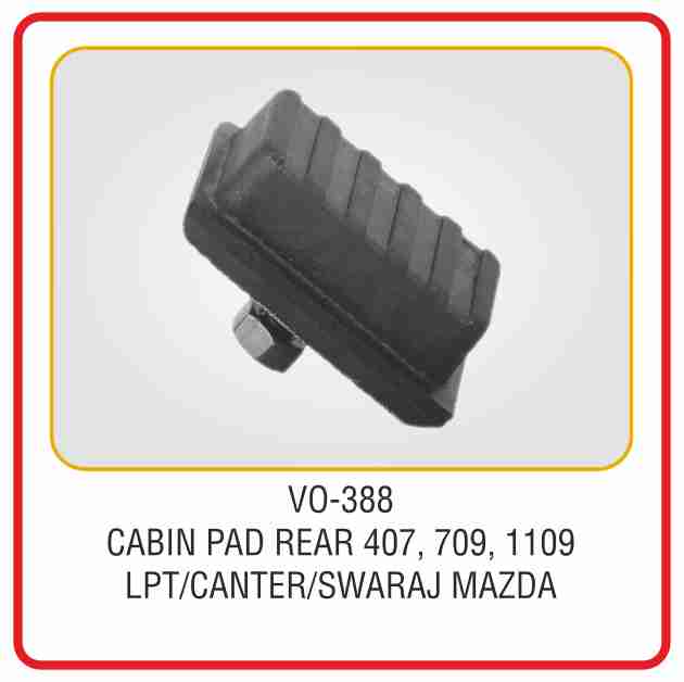 Cabin Pad Rear 407/709/1109/ Lpt /canter /swaraj Mazda