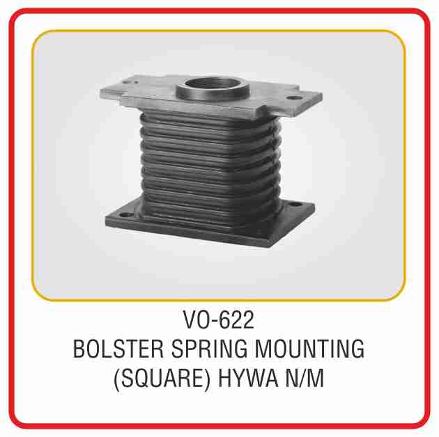 Bolster Spring Mounting (square )hywa N/m