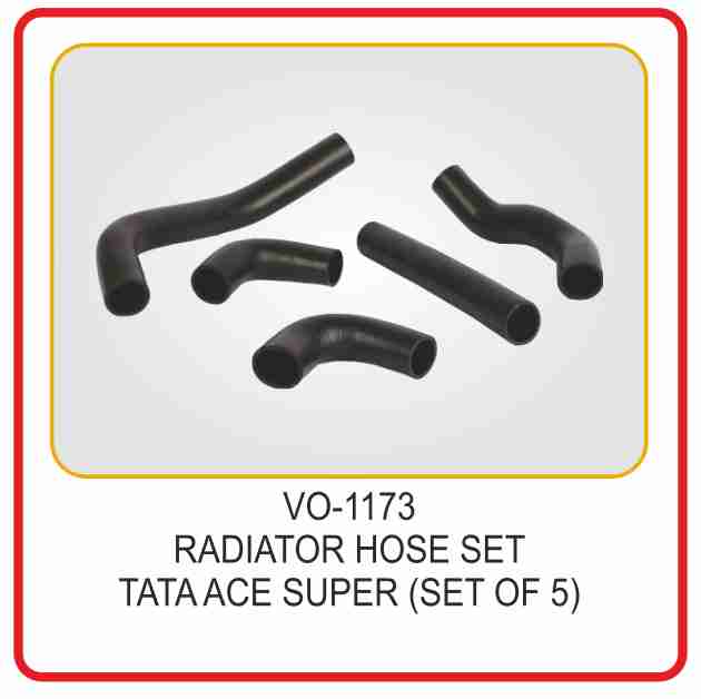Radiator Hose Set Tata Ace Super ( Set Of 5 Pcs)